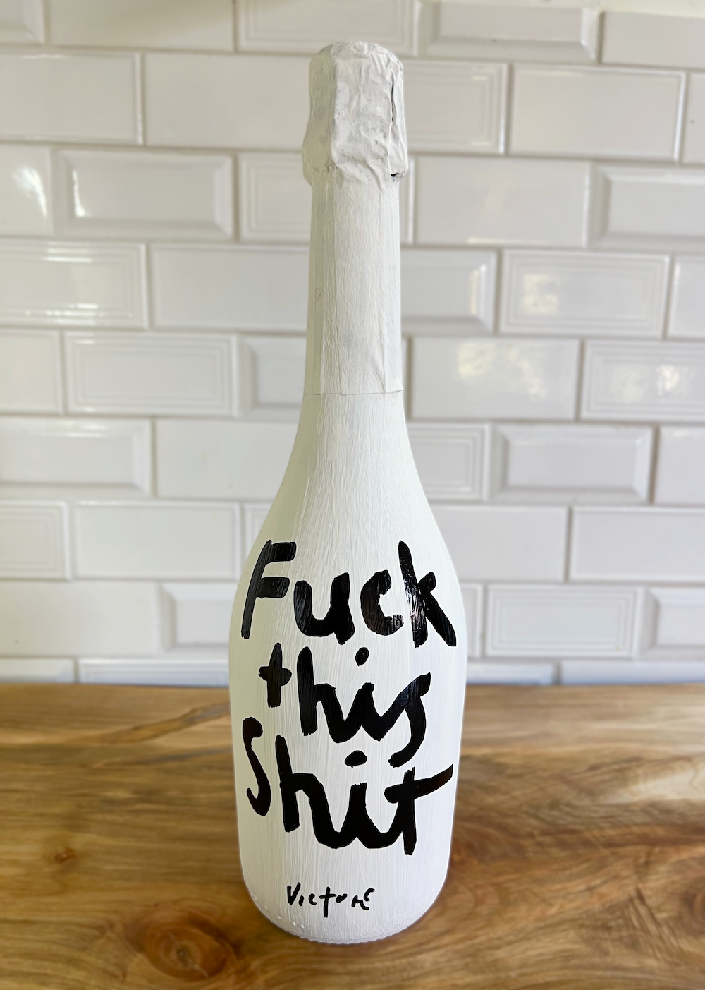 Fuck Champagne Bottle