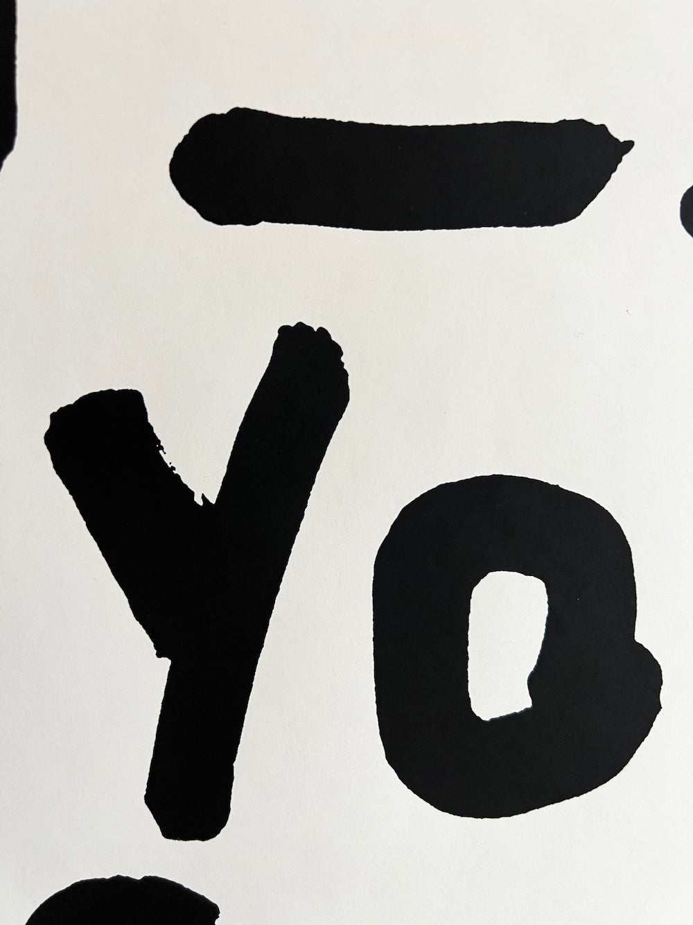 ‘Go F_ _ _ Your self’ — print