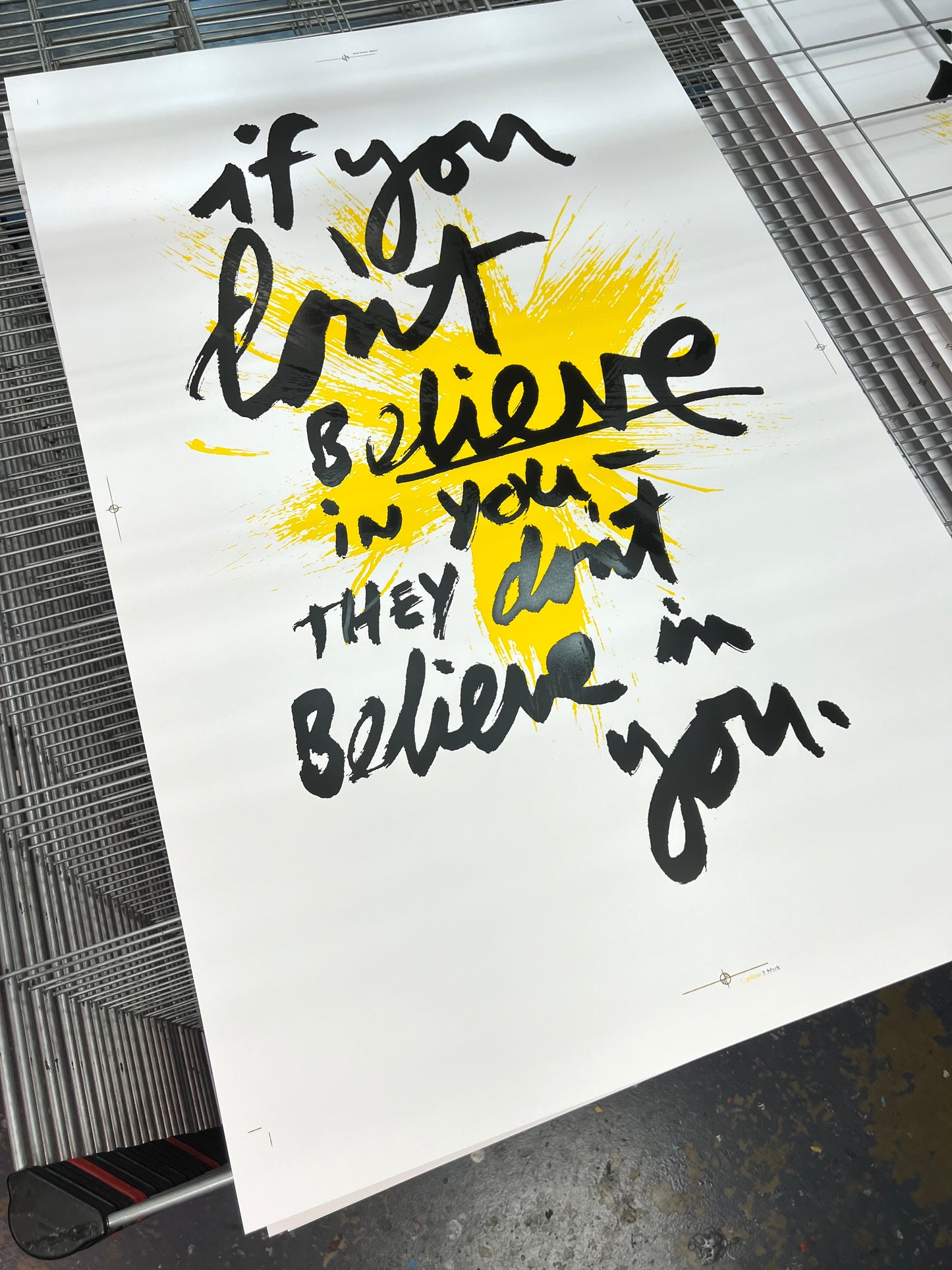 Believe — print